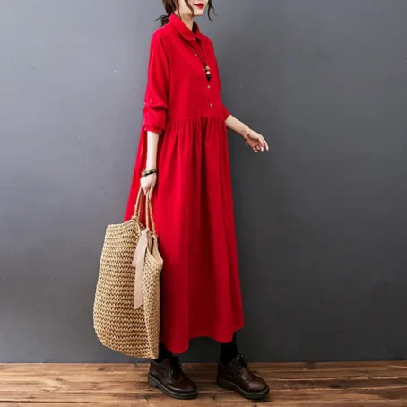 Robe velours côtelé : élégance et confort pour toutes les occasions