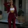 Survêtement velours femme : confort, style et douceur en un seul ensemble !