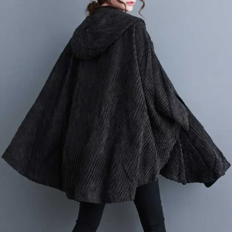 Enveloppez-vous de douceur et d'élégance avec ce manteau velours côtelé femme ultra-tendance