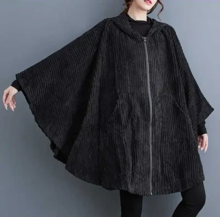 Enveloppez-vous de douceur et d'élégance avec ce manteau velours côtelé femme ultra-tendance