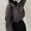 Élégance et douceur : la veste velours gris femme pour un style chic et décontracté