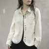 Élégance et confort : la surchemise velours côtelé femme pour un look chic et décontracté